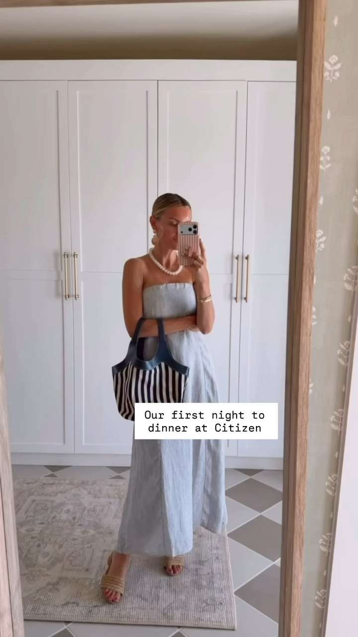 This linen dress is perfect for the beach! I wore it out to dinner, and it was perfect! Wearing XS!

Loverly Grey, linen dress, vacation looks, resort wear, quince 

 #LTKSeasonal
