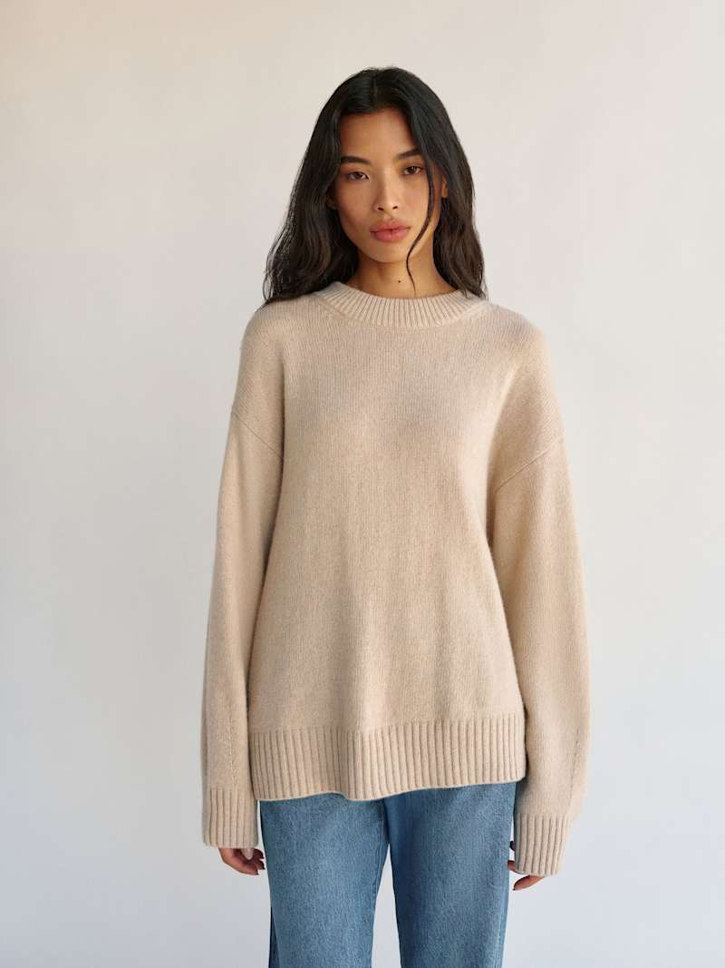 Cove Cashmere Oversized Crew | Reformation (Global)