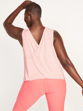 UltraLite Cross-Back Sleeveless Top for Women | Old Navy (US)