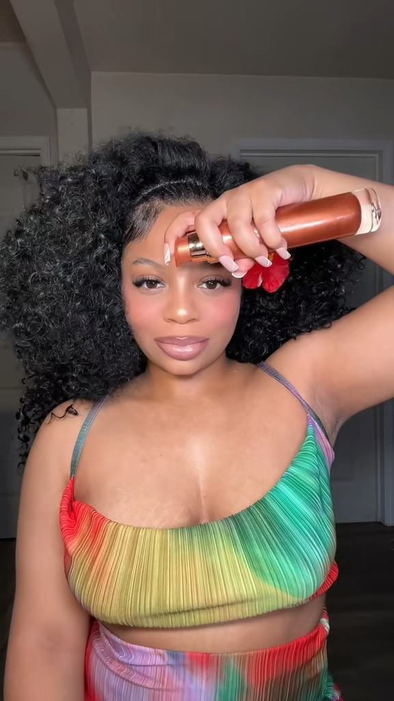 Fenty beauty vacation must have ! I am GLOWING and getting so many compliments! It’s not sticky or heavy it’s just right! Doesn’t stain my clothes

#LTKTravel #LTKSwim #LTKselfcare