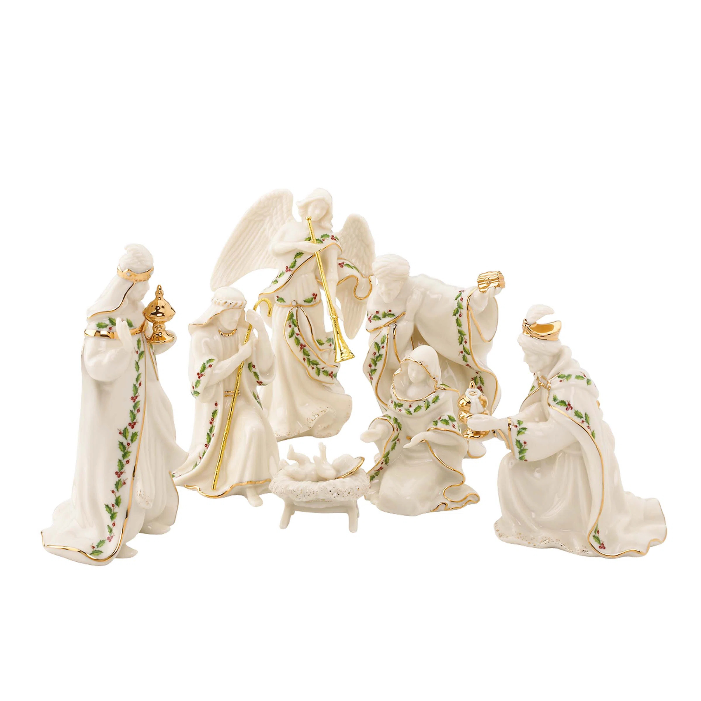 7 Piece Holiday Miniature Nativity Figurine Set | Wayfair North America