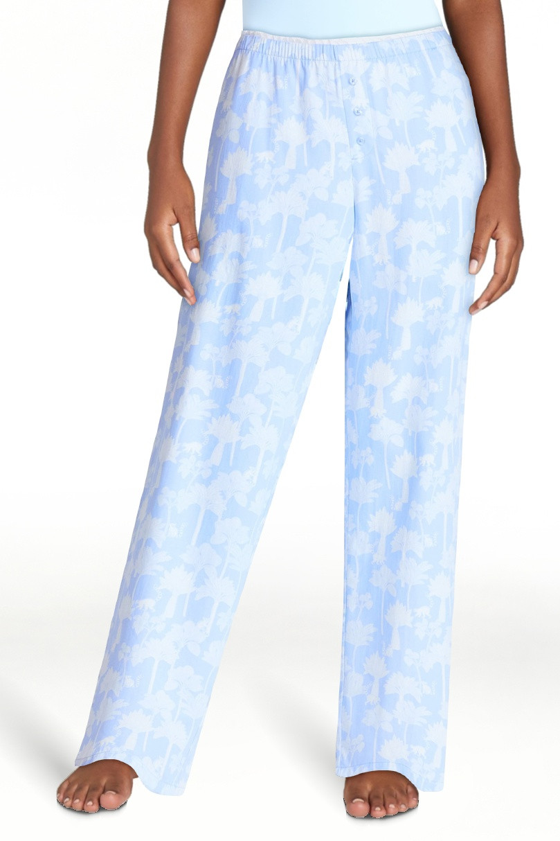 Joyspun Women's Poplin Pajama Pants, 31'' Inseam, Sizes XS-3X | Walmart (US)