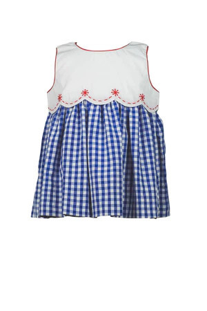 Fireworks Checked Dress | The Proper Peony