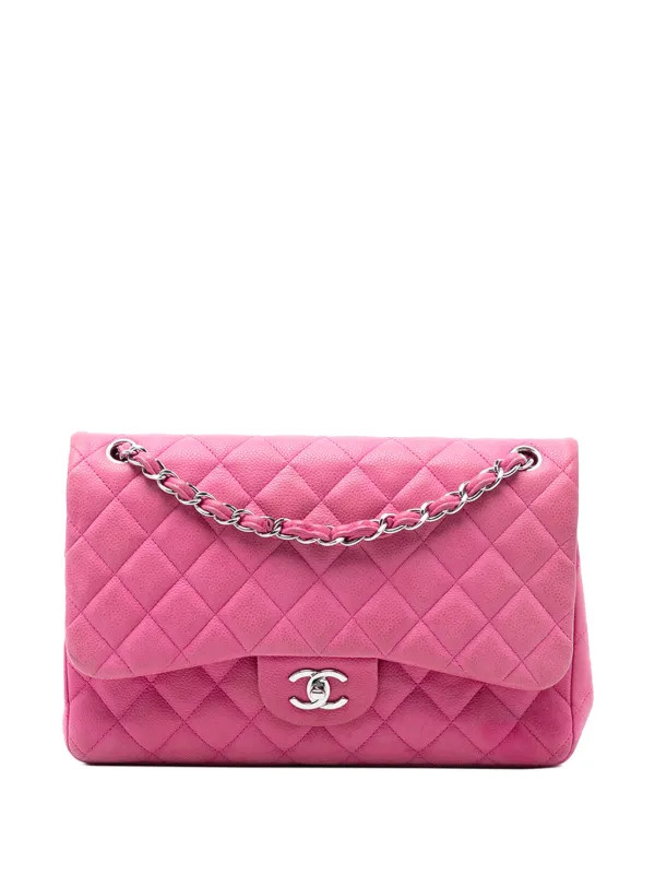 2013-2014 jumbo Classic Caviar Double Flap Schultertasche | Farfetch Global
