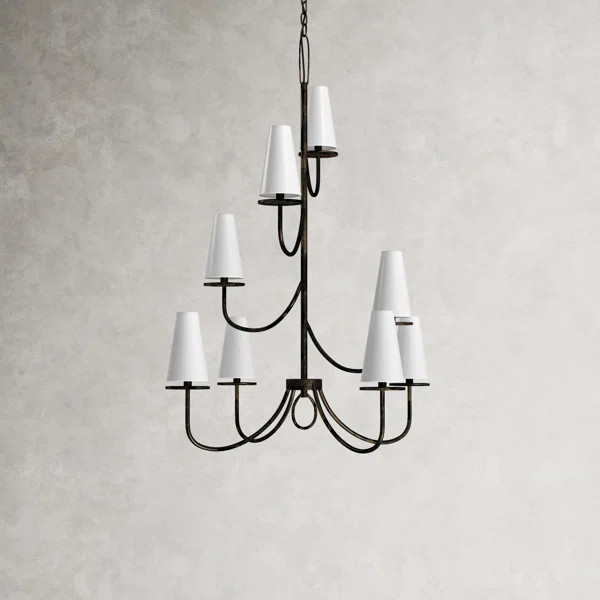 Walling 8 Light Metal Dimmable Chandelier | Birch Lane