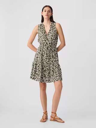 Sleeveless Splitneck Mini Dress | Gap Factory