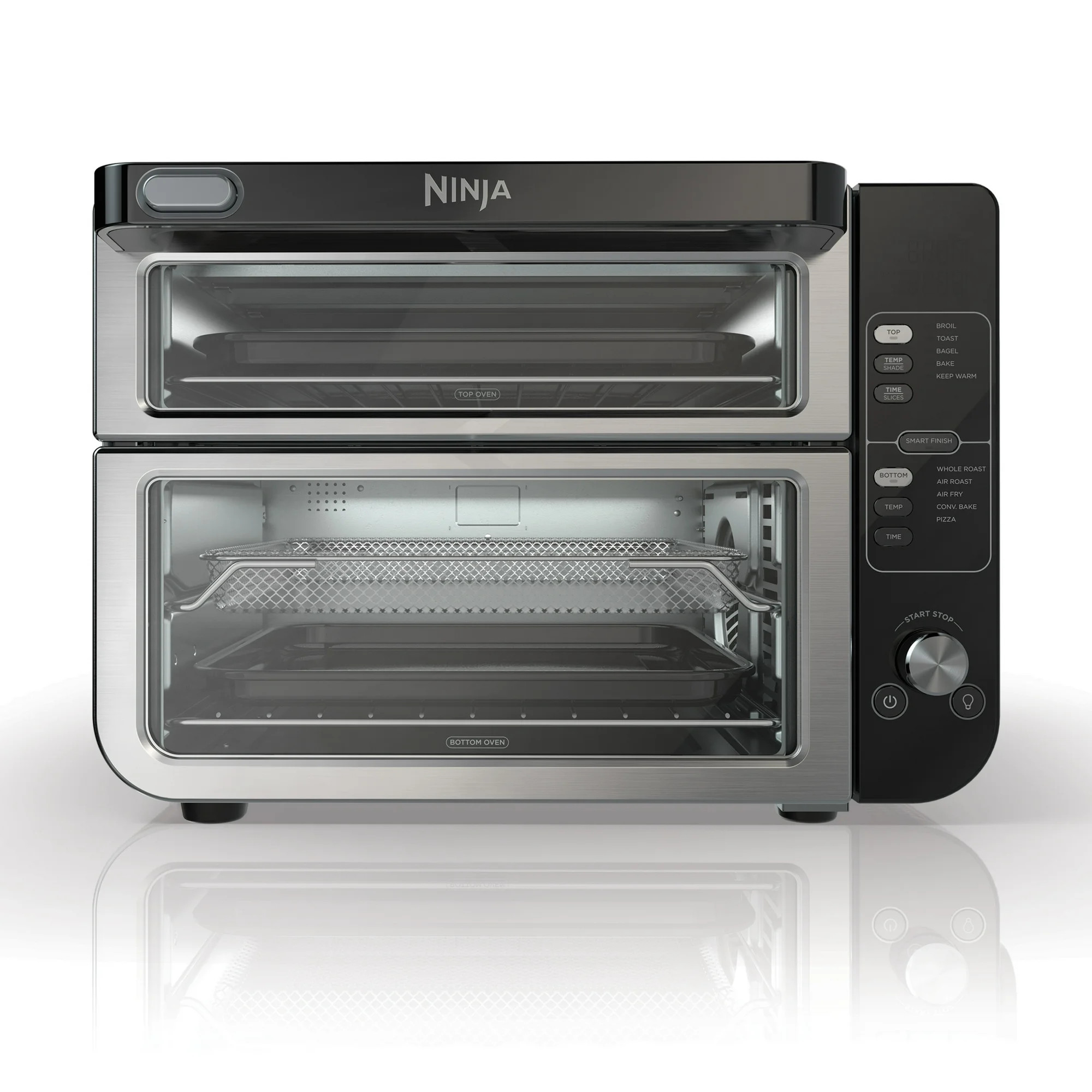 Ninja 10-in-1 Double Oven with FlexDoor, Rapid Top Oven, Convection and Air Fry Bottom Oven, Stai... | Walmart (US)
