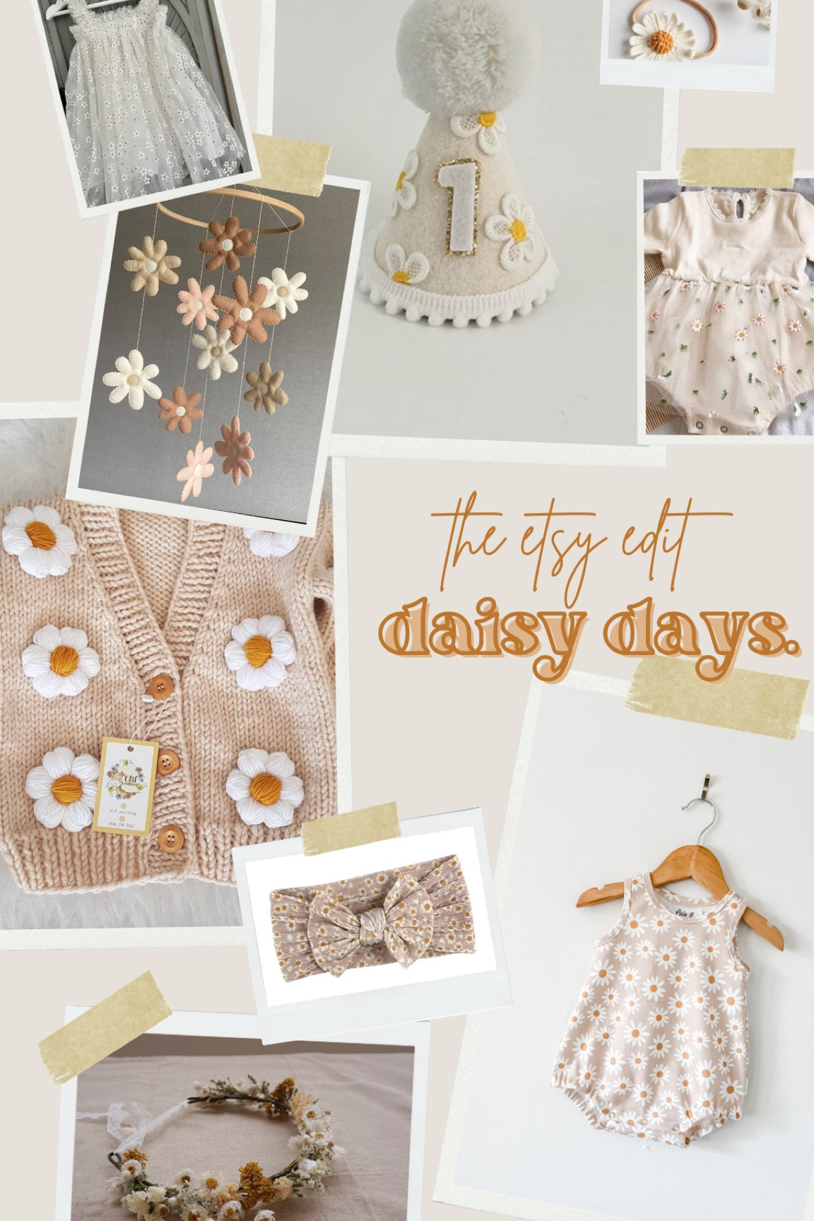 the etsy edit: daisy days

Baby girl daisy finds | dresses, cardigans, hats, bows, rompers, mobiles, flower crowns



#LTKaustralia #LTKbaby #LTKunder50