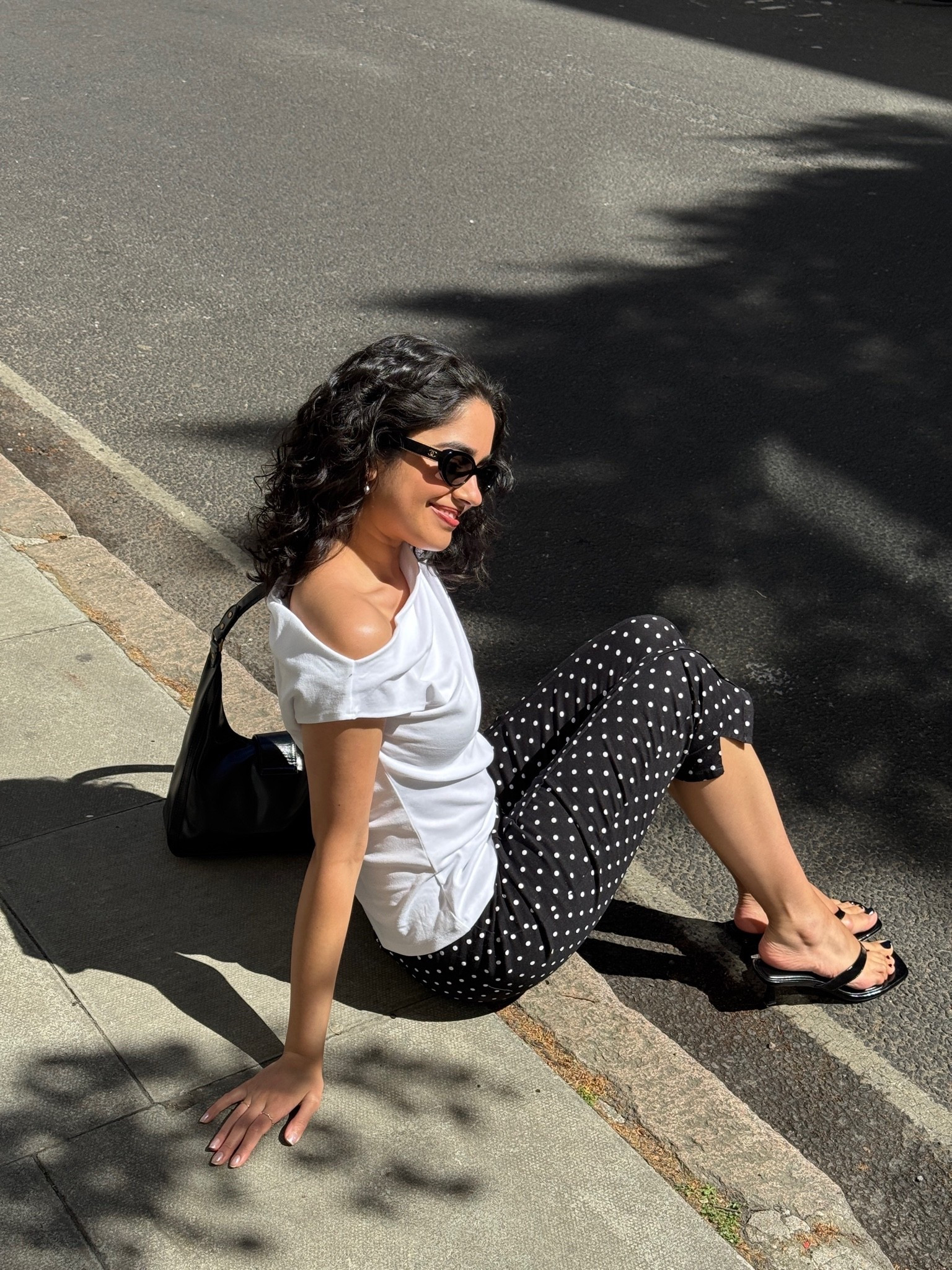 Polka dot, capri pants, summer, thong sandals

#LTKuk #LTKsummer #LTKeurope