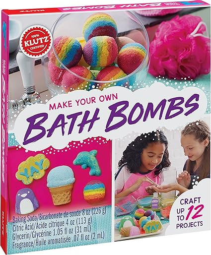 Klutz Make Your Own Bath Bombs Craft & Activity Kit | Amazon (US)