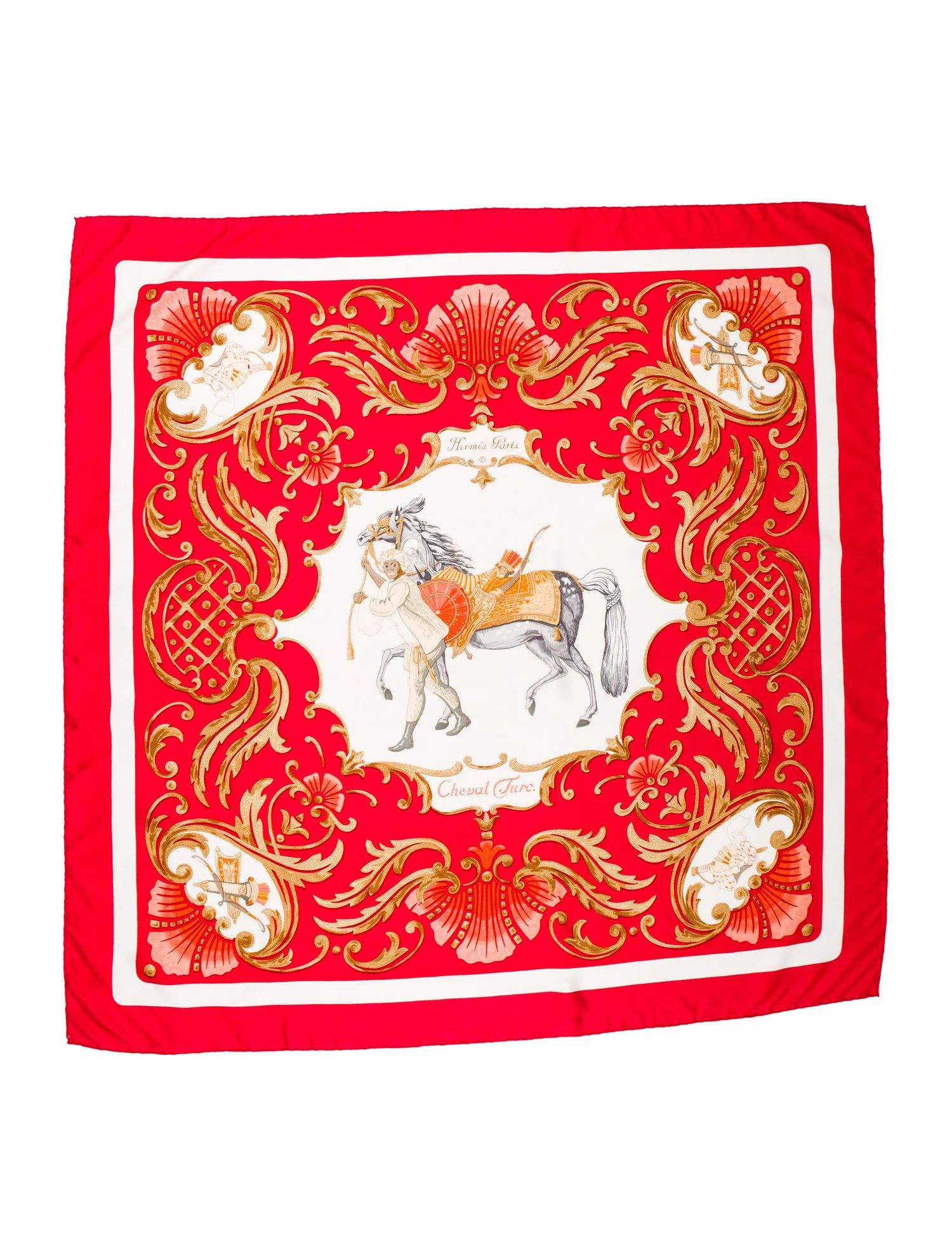 Hermès Cheval Turc Silk Scarf - Accessories -
          HER211063 | The RealReal | The RealReal