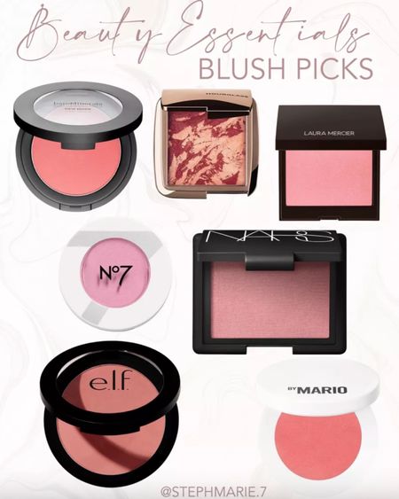 Spring blushes - beauty essentials - blush inspo - blush makeup - blush products- beauty finds - fav blushes - pink blush - spring blush - makeup routine 

#LTKSeasonal #LTKbeauty #LTKstyletip