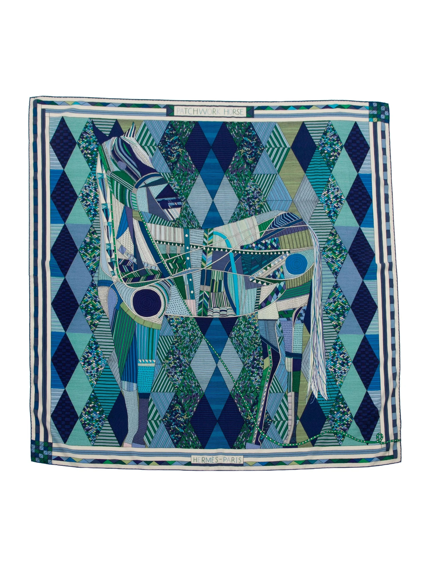 Patchwork Horse Cashmere Shawl | The RealReal