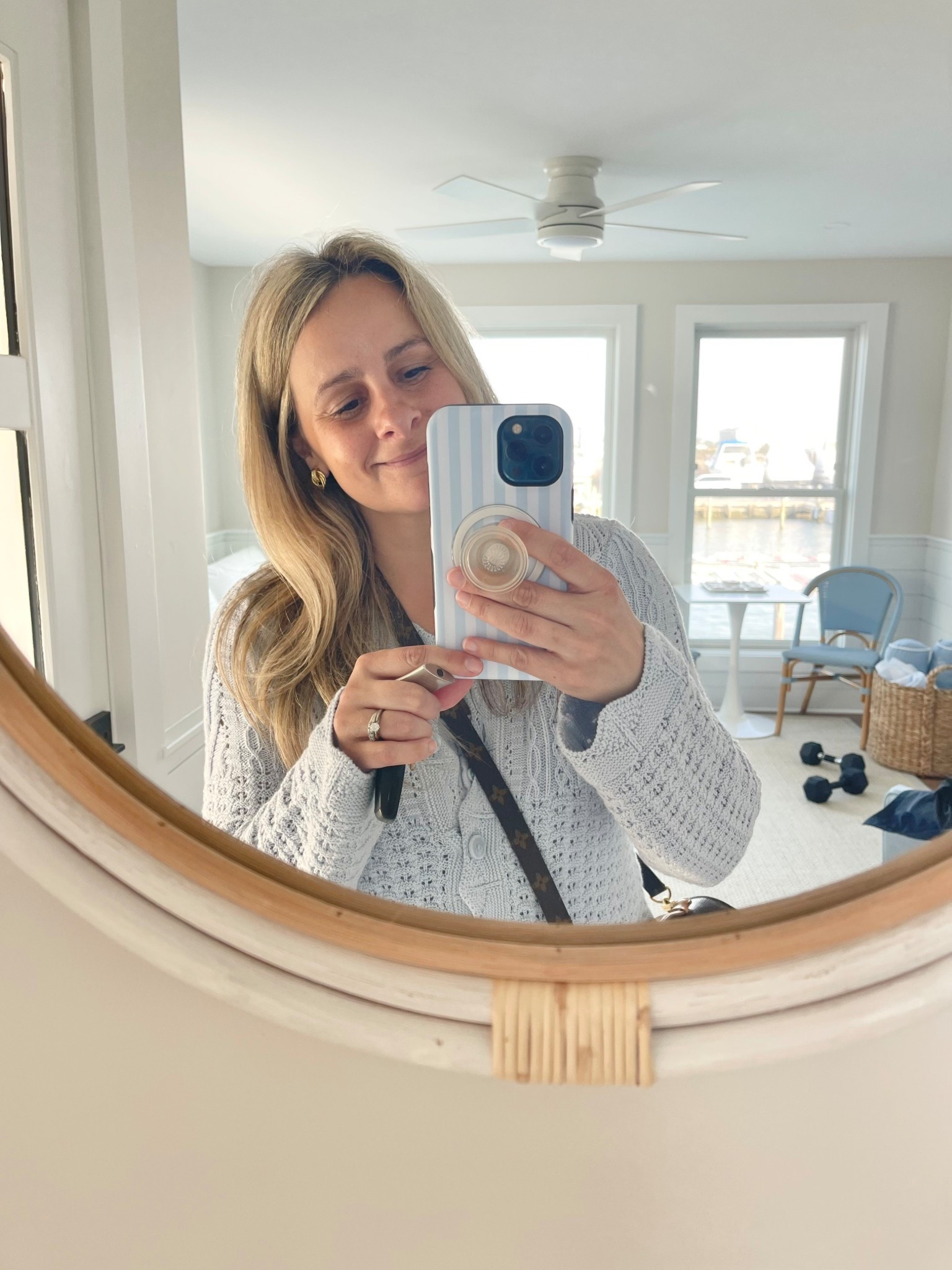 Linked my striped iPhone case that’s BOGO (buy one get one FREE) with code: BOGO-TEXT & magnetic pop socket!! Plus this target light blue sweater set! 😍

#LTKHome #LTKSaleAlert