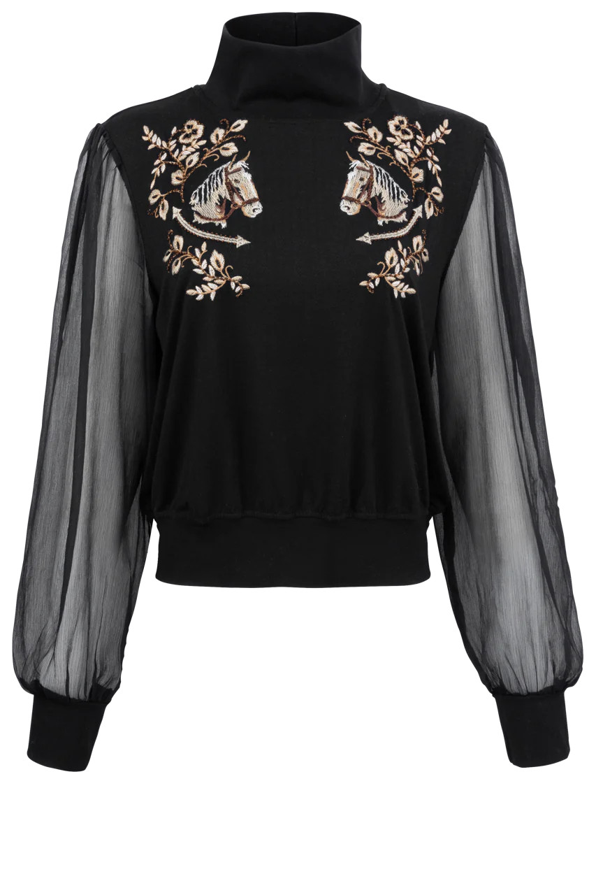 Double D Ranch Long Ride Western Top | Pinto Ranch | Pinto Ranch