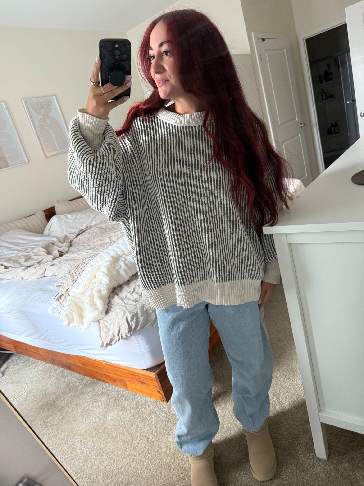 Sweater + jeans 
Aerie sweater 🙌🏼

#LTKootd #LTKWorkwear #LTKSeasonal