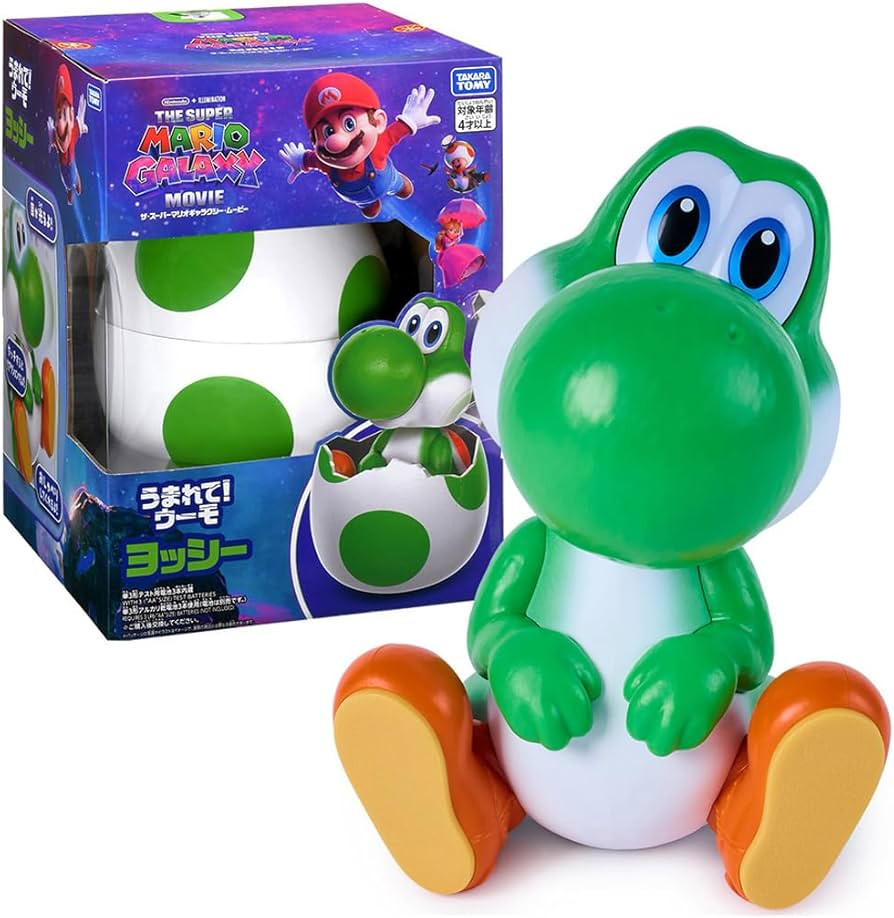Takara Tomy The Super Mario Galaxy Movie Umarete! Hatchimals Yoshi | Amazon (US)
