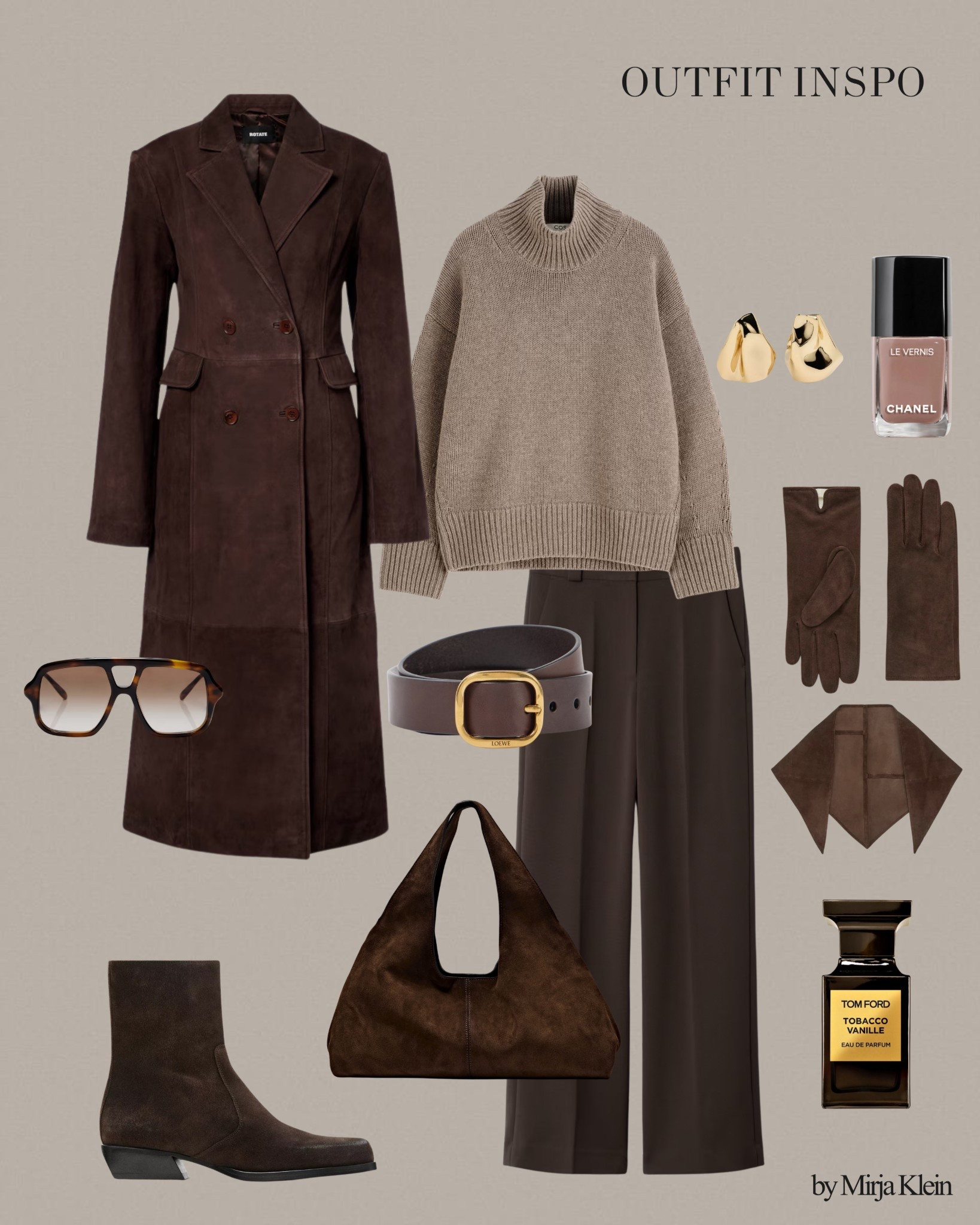 Moody neutrals done right 🤎 rich chocolate browns, cozy knits, and timeless tailoring—this is your quiet luxury cold-weather uniform. Effortless, polished, and endlessly wearable. 🍂✨ #LTKStyle #NeutralOutfit #FallFashion #QuietLuxury #CapsuleWardrobe

#LTKstyletip #LTKeurope #LTKdeutschland