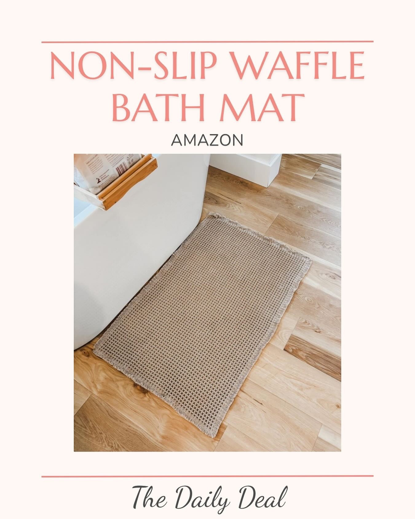 🚨 My #1 Amazon home find of the year is on SALE! 😍

These viral waffle runner rugs are seriously everything — ultra absorbent, non-slip, and bring alllll the neutral cozy vibes to your kitchen or bath 🙌

🧼 They’re 30% off right now plus there’s a 10% coupon to clip at checkout!

Trust me, you’ll want more than one 👀

👇 Drop a “LINK” in the comments and I’ll DM you the deal deets!

#amazonhomefinds #runnerrug #kitchenstyle #bathroomrefresh #amazonmusthaves #homefindsoftheday #budgetfriendlyhome #wafflerug #dailysteals #neutralhome #aestheticdecor #cozyvibes #affordablehomedecor

#LTKmorningroutine #LTKHome #LTKmomlife