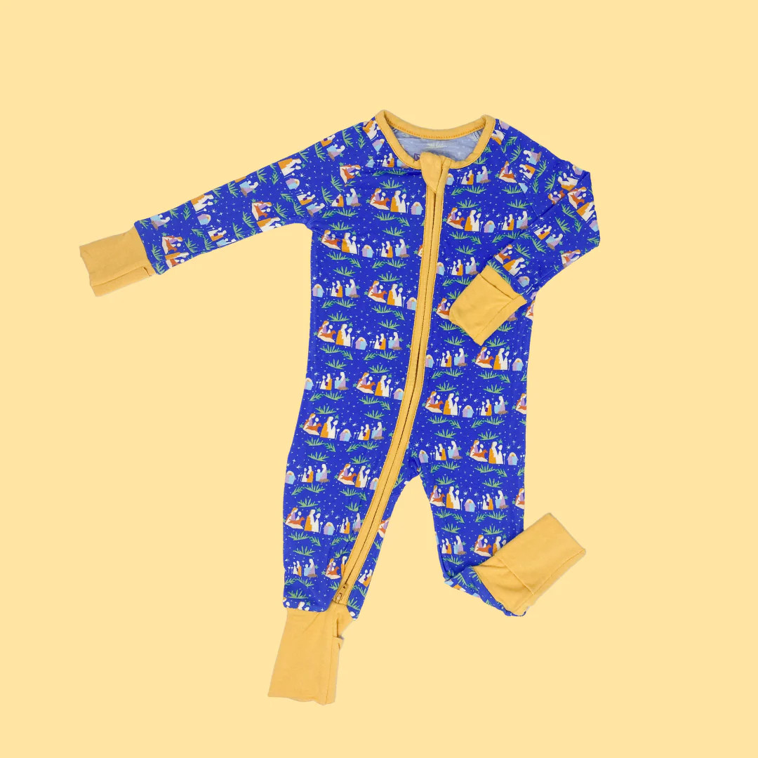Nativity Zipper Romper | Poppy Kids Co
