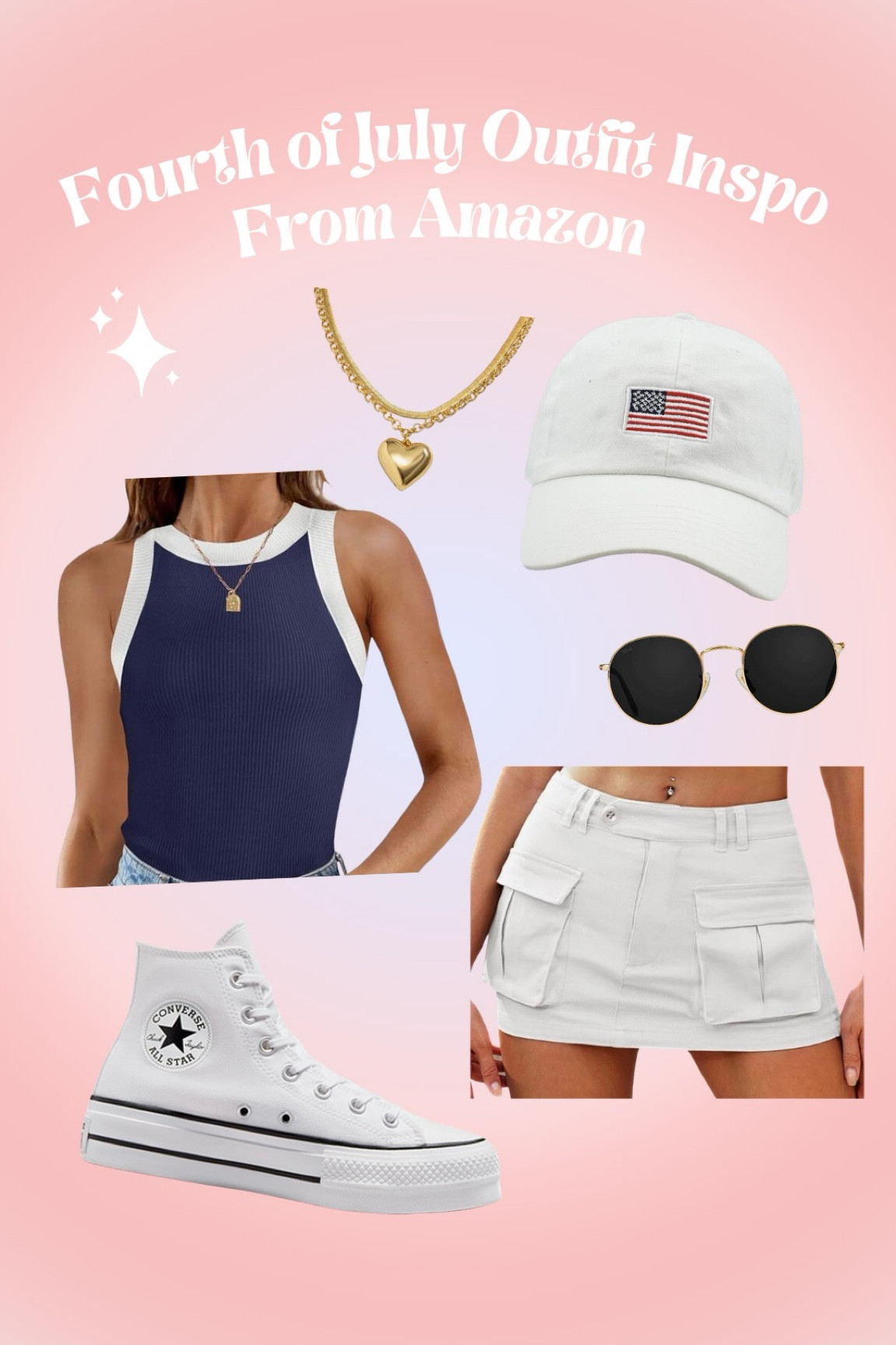 Fourth of July outfit inspo 🇺🇸🤍🌊🦀

#usa #fourthofjuly #amazon #outfitidea #america #ootd #y2k #summerstyle

#LTKSeasonal