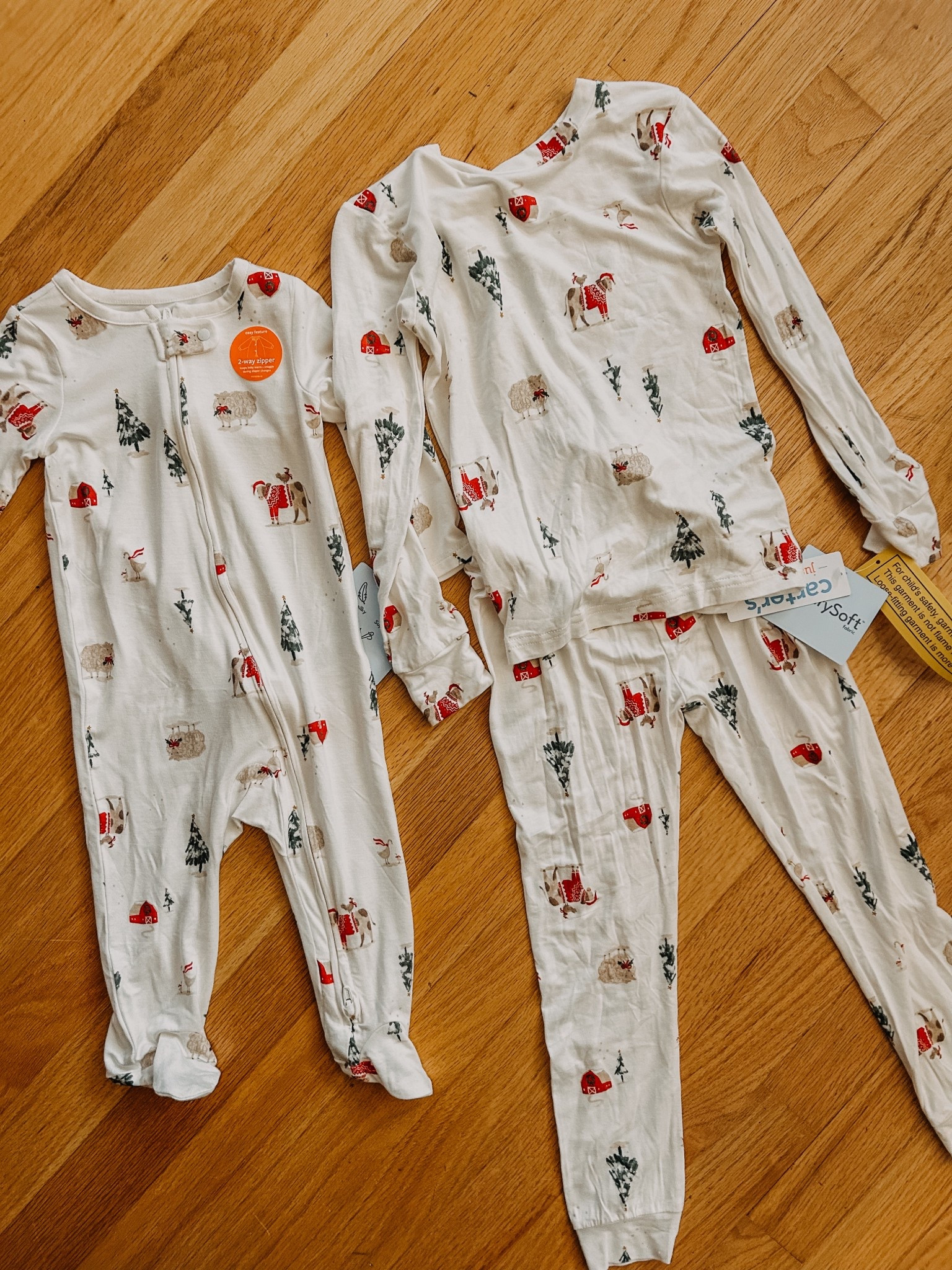 Can’t resist a matching moment.. and the print on these pjs, Christmas at the farm?! You’re kidding me! 

#LTKHoliday #LTKKids #LTKBaby