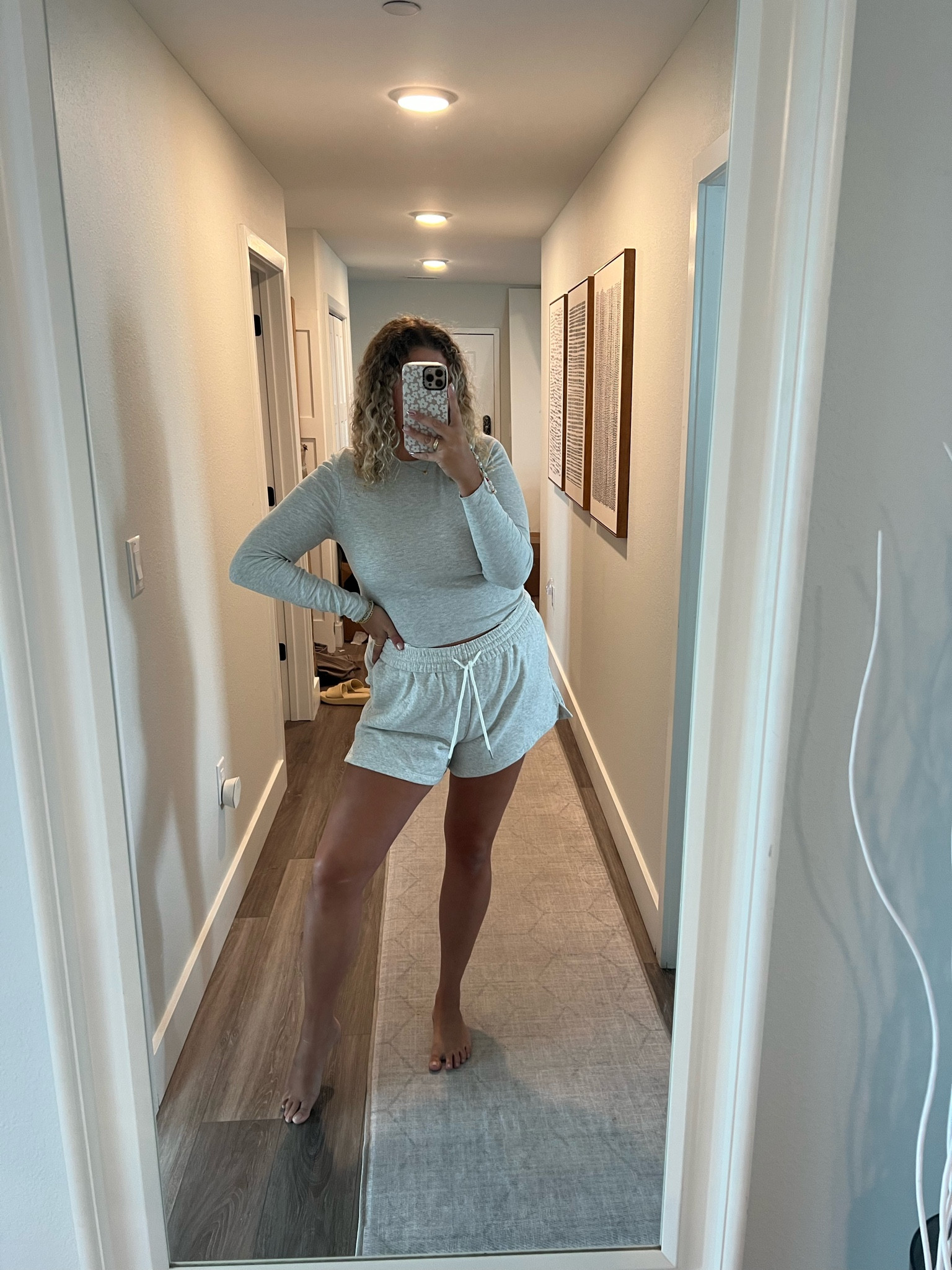 Abercrombie causal sweatpants loungewear look, Abercrombie Sunday shorts and basic long sleeve top 

#LTKSale #LTKstyletip