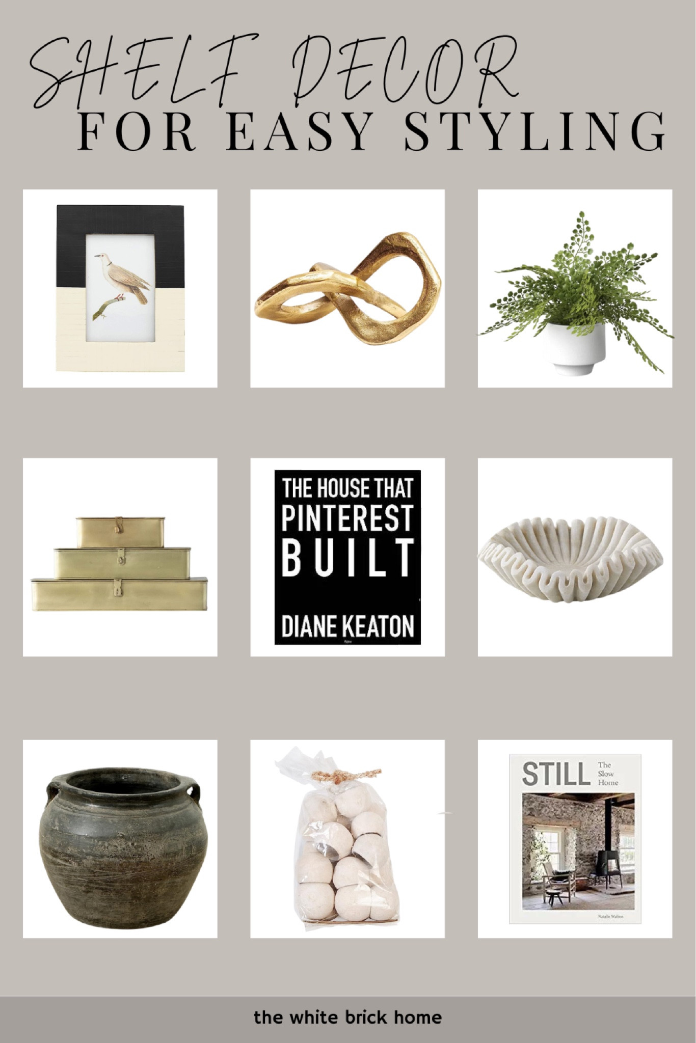 A few objects that I personally own and love - these are all items that you can easily mix into your shelf and table styling. 

Decor, home decor items, fluted bowl, coffee table books, shelf decor, coffee table decor, faux plants, home decor for your living room, coffee table styling decor, picture frame, bowl fillers, home decor modern. 

#LTKhome