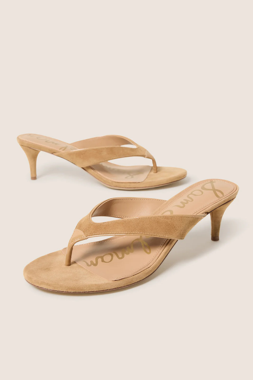 SAM EDELMAN Women's Aimie Heel Sandals, Size 6.5, Tan | Evereve