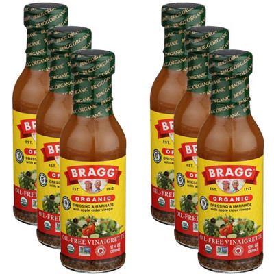 Bragg Organic Apple Cider Vinaigrette - Case of 6 -12 fl oz | Target