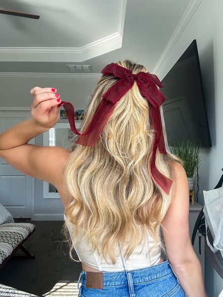 Cute hair bow for the holidays, target finds, hair inspiration, hairstyle, red bow, Christmas gift ideas

#LTKHoliday #LTKSeasonal #LTKsalealert