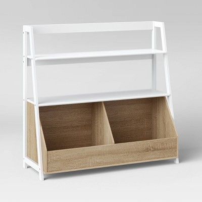 Bly Wide Bookshelf White - Pillowfort™ | Target