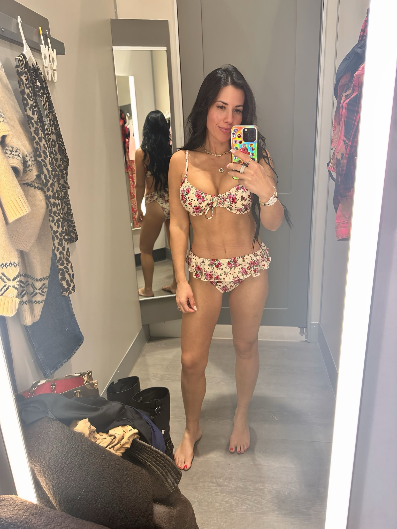 Target swimwear, target bikini, floral bikini 

Medium top
Small bottom-cheeky on the back! 

#LTKSwim #LTKTravel