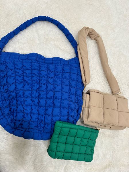 Free People Lookalikes from Amazon. My faves that I have & own - all come in so many colors! Carry all quilted tote, puffer cosmetic bag & puffer crossbody bag. 

#freepeoplelookalike #amazonfind #amazonitbag #trendingbag 

#LTKfindsunder50 #LTKstyletip #LTKitbag