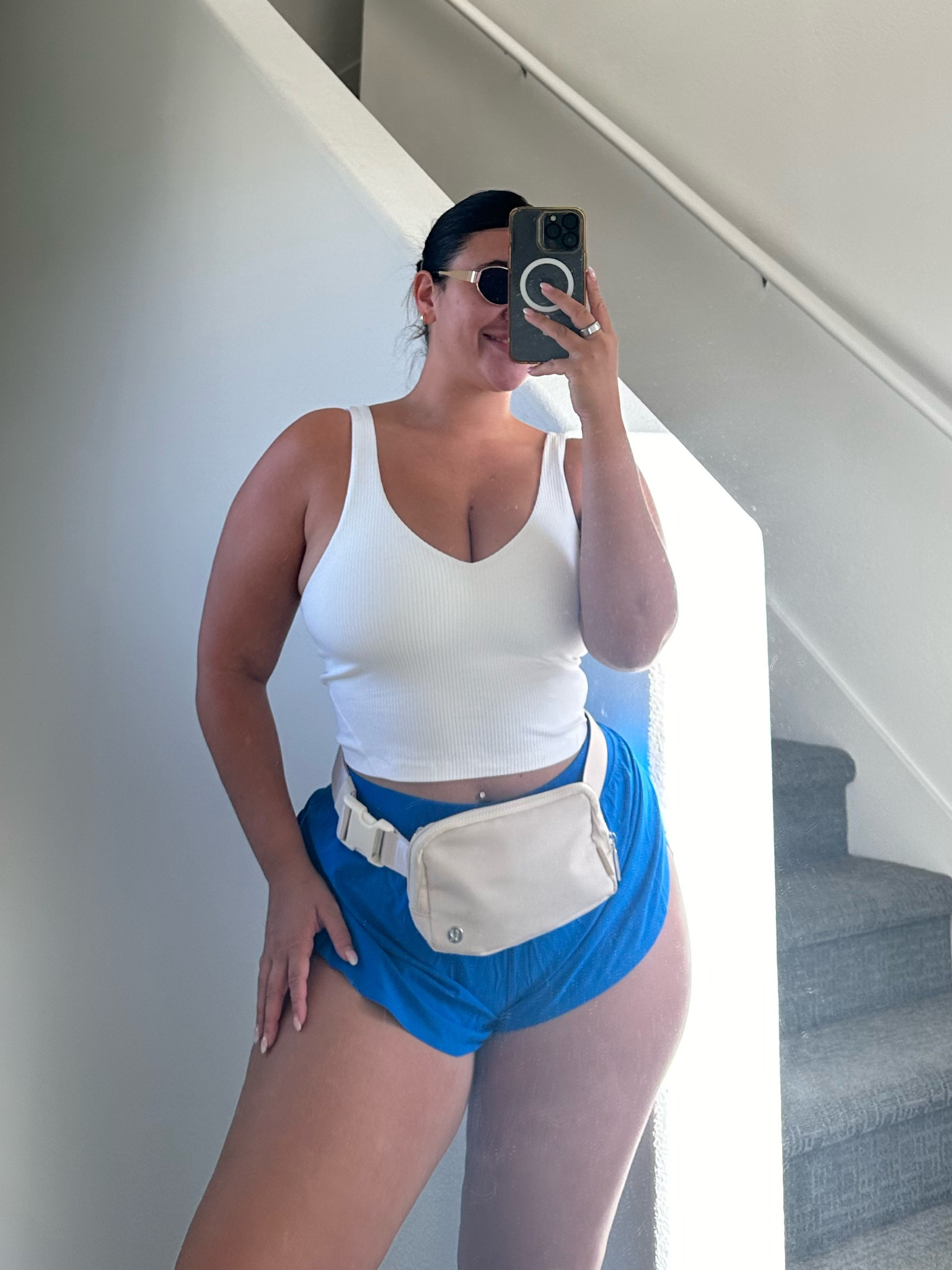 Hot girl walk OOTD 💙 

#OOTD #athleisure

#LTKActive #LTKFitness #LTKFindsUnder50