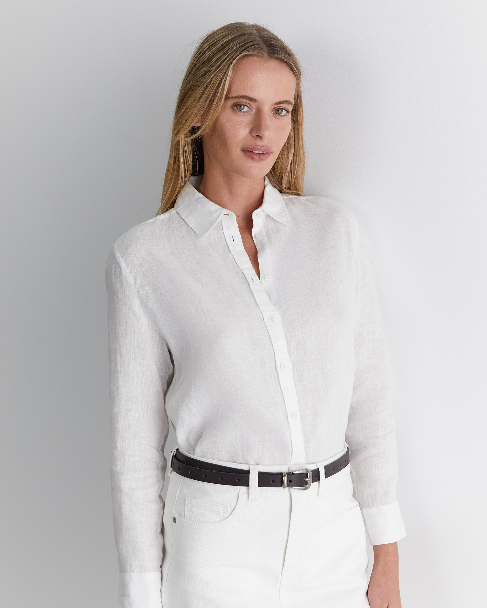 Dahlia Long Sleeve Linen Shirt | Sportscraft (Australia)