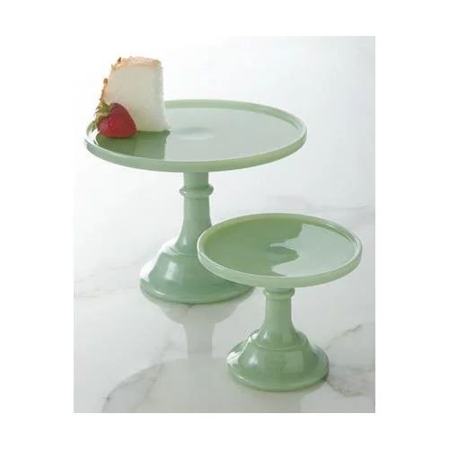 Jadeite 6" Glass Cake Stand - By Mosser Glass | Walmart (US)