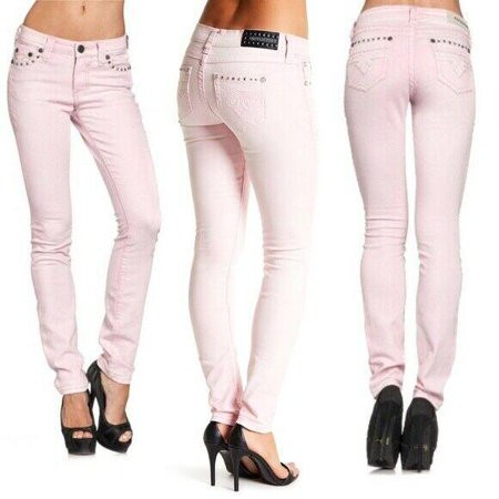 AFFLICTION Women s Denim Jeans Raquel Maxine Pink | Walmart (US)