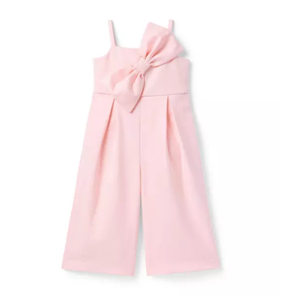 THINK PINK Bow Jumpsuit | Janie and Jack