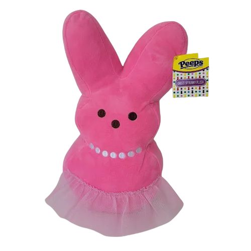 Peeps Bunny Plush Stuffed Animal Toy Easter Decoration (13 Inch, Pink Dress Up (Tutu)) | Walmart (US)
