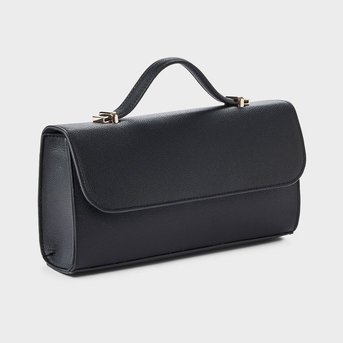 Faux Suede Top Handle Clutch - A New Day™ Brown | Target