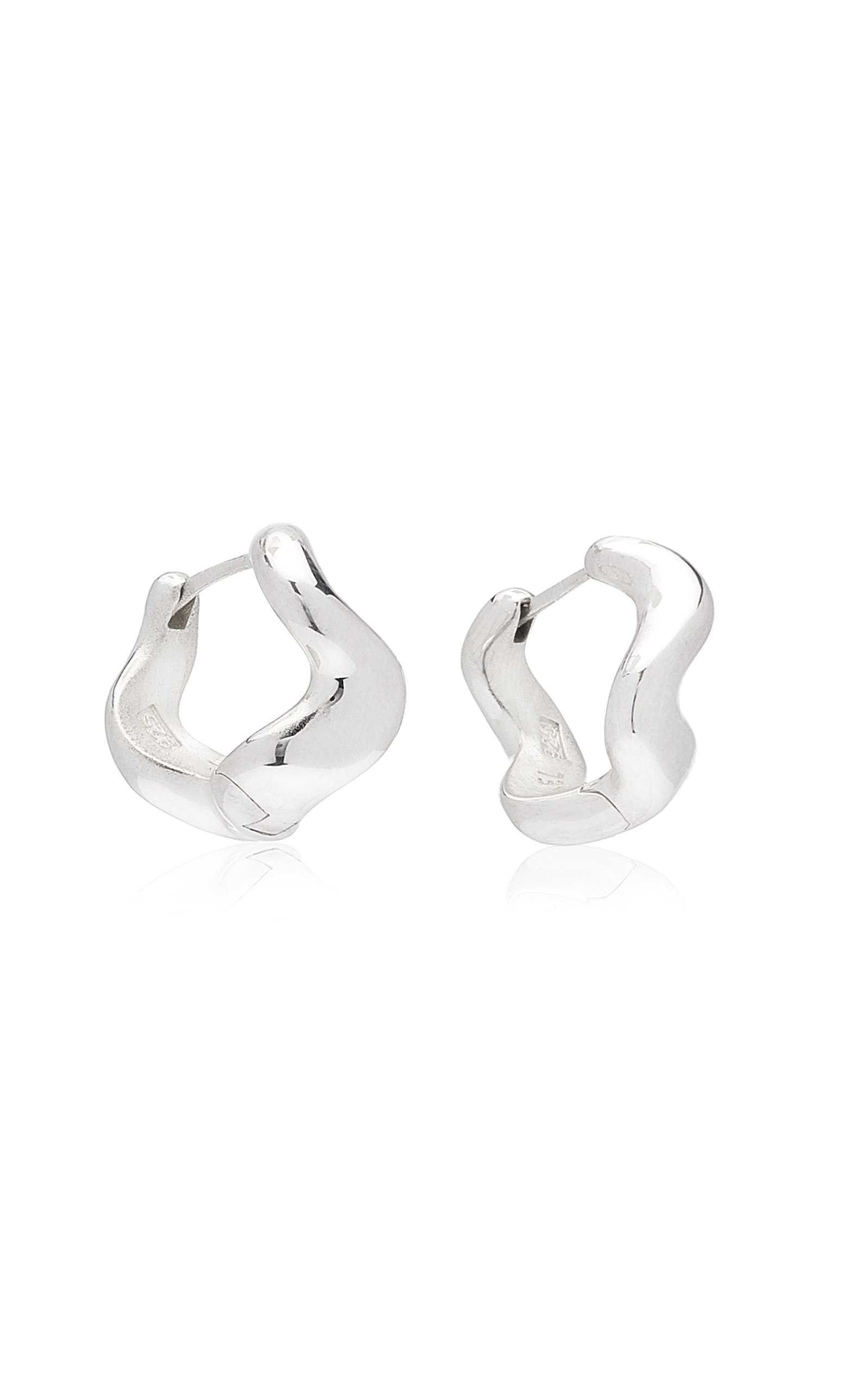 Aurea Polished Sterling Silver Hoops | Moda Operandi (Global)