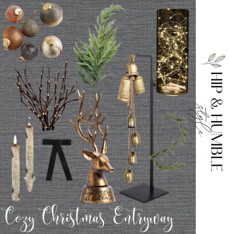 These pretty Christmas basics will go with any decor. I used them to style my entryway table and love the cozy, warm look.

#LTKSeasonal #LTKhome #LTKHoliday