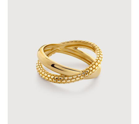 Heirloom Crossover Ring | Monica Vinader (Global)