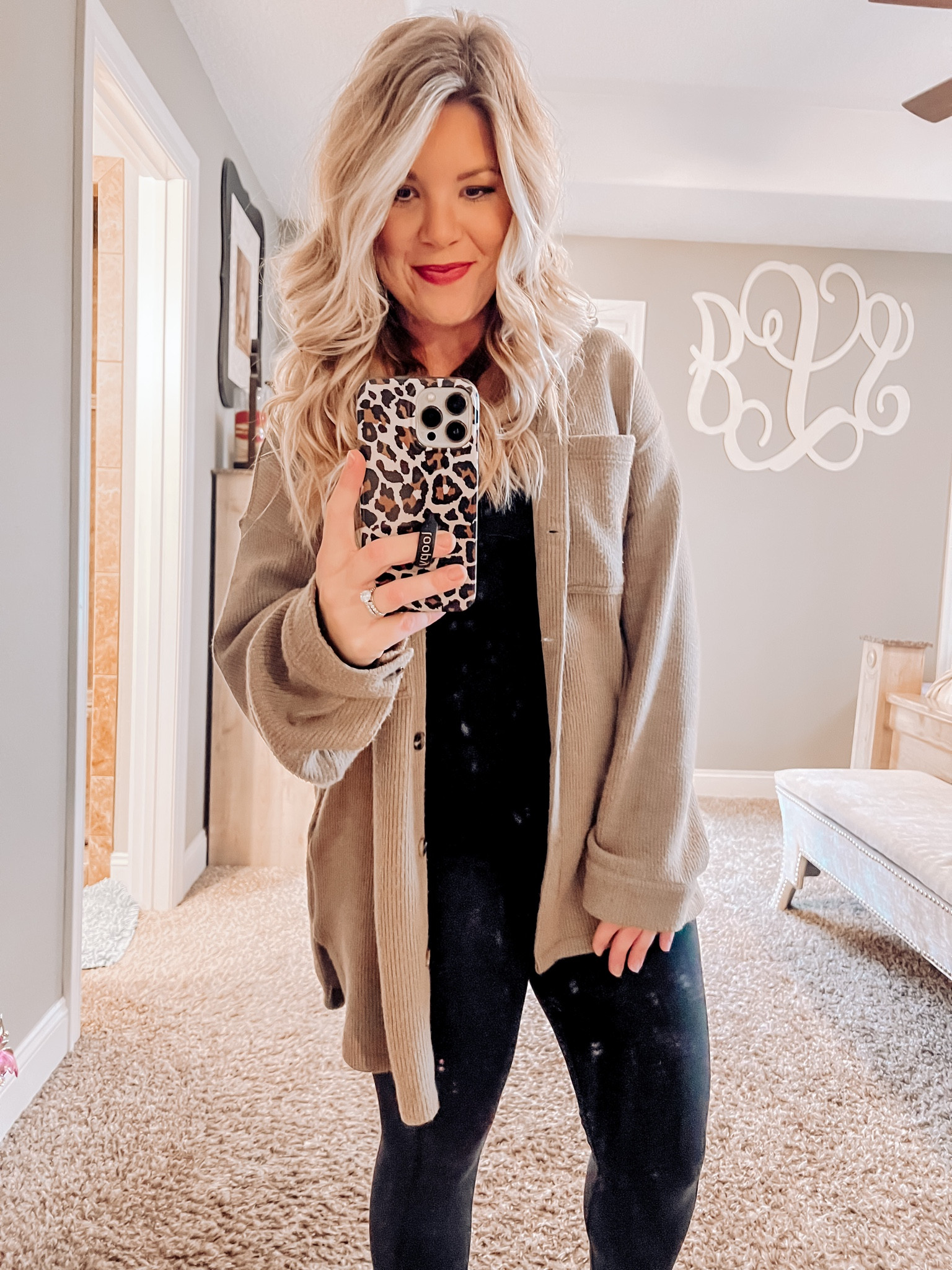 Comfy cute for Stella’s class Christmas party this morning 🎄 
These Shacket, leggings and sneakers are all I’ve been wearing lately and I love it! 

#LTKunder50 #LTKstyletip #LTKSeasonal