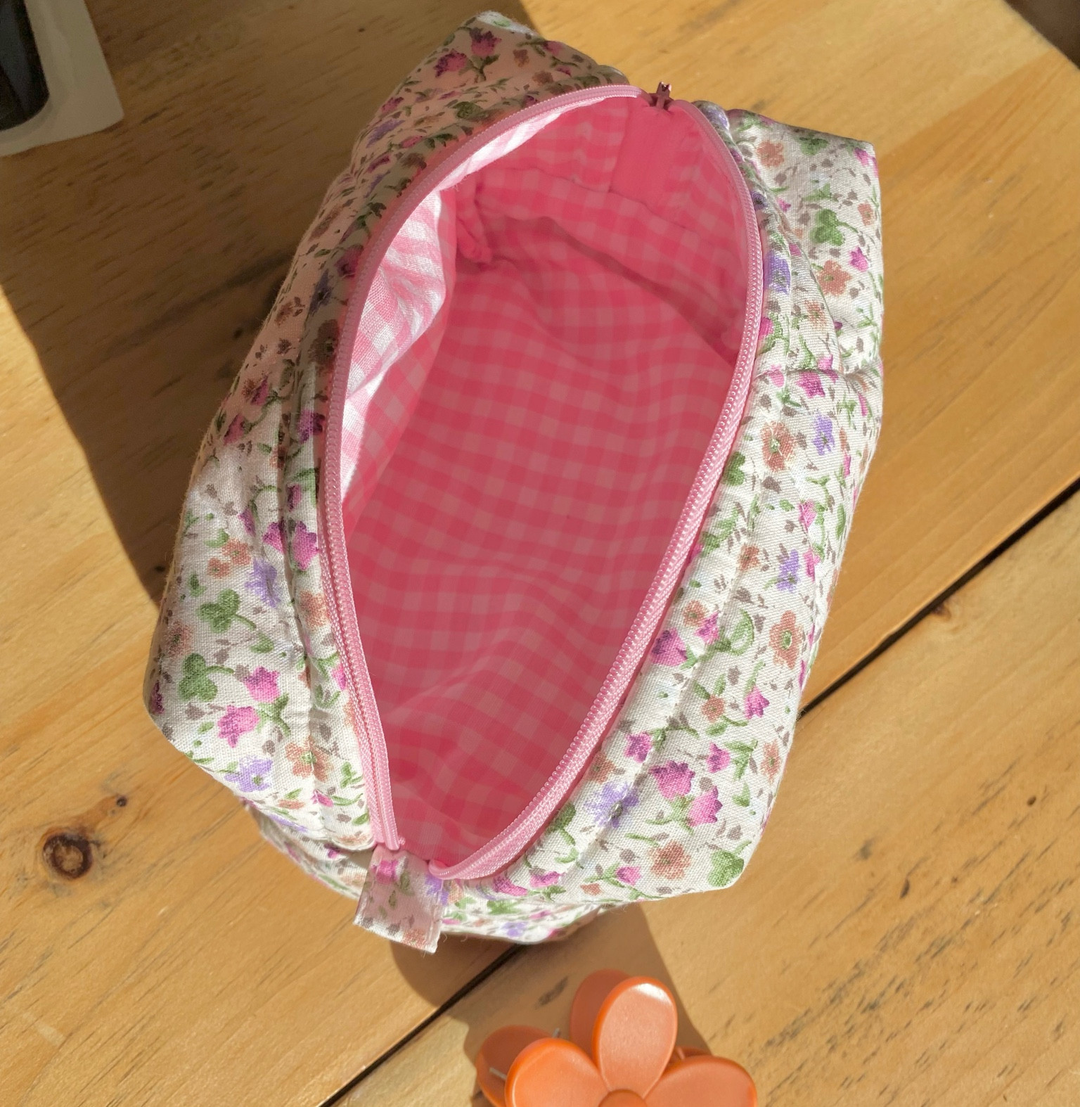 quilted floral & gingham makeup bag

#LTKunder50 #LTKwedding #LTKbeauty