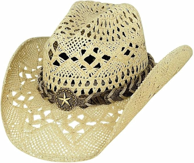 Naughty Girl Straw Cowboy Western Hat 2649 | Amazon (US)