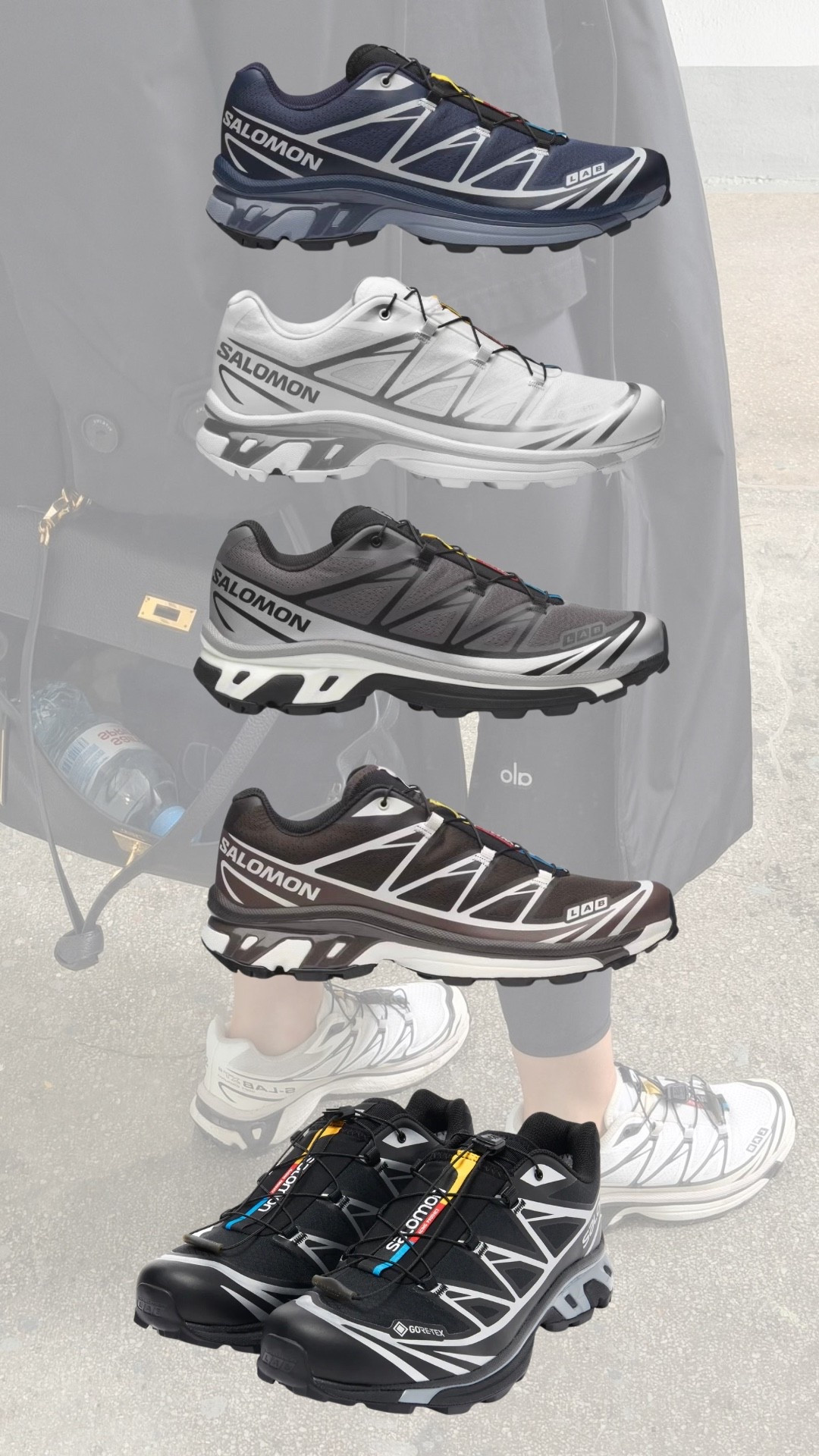 My favourite colours of the Salomon XT-6 Trainers