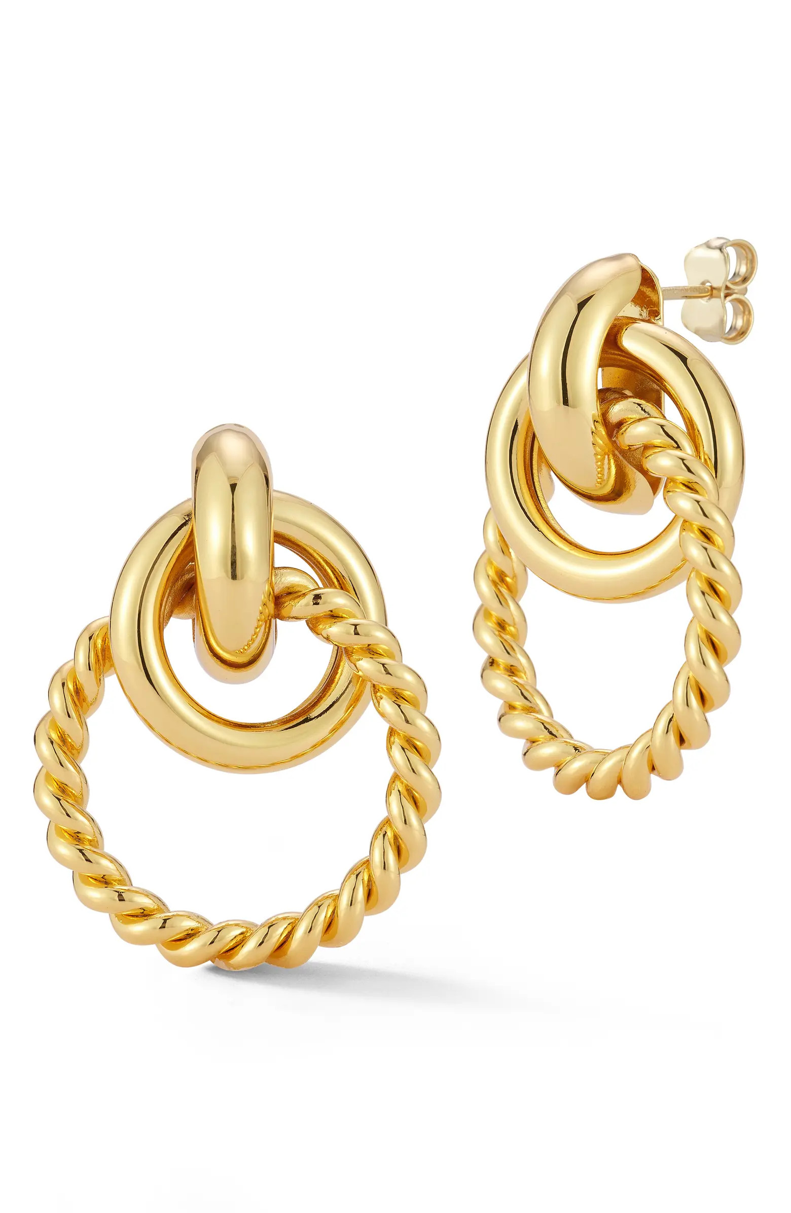 CHLOE AND MADISON Statement Hoop Earrings | Nordstromrack | Nordstrom Rack