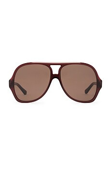 Chloe Aviator Sunglasses in Havana from Revolve.com | Revolve Clothing (Global)